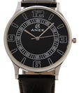 Anek Admirable Black Round Dial Watch