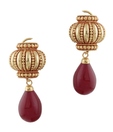Styleos Pink Crystal Bonanza Earrings