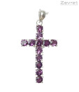 Zevrat Gorgeous Amethyst Crucifix Pendant