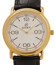 Anek White & Black Arabic Dial Watch