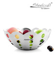 Steelcraft Wave Style Perforated Fruit Bowl