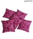 Swayam Magenta Floral Print Cushion Cover Set