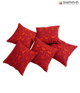 Swayam Red Printed Cushion Cover Set