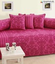 Swayam Magenta Floral Print Diwan Set