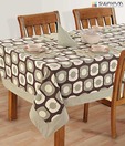 Swayam Brown & Beige Printed Table Sheet