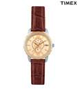 Timex Aura Golden Dial Watch