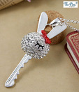 Pari Bunny Face Key Neckpiece