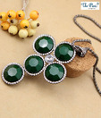 Pari Chunky Green Neckpiece