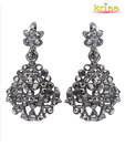 Kriaa Glistening Black Earrings