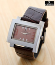 Calvino Brown Braod Strap Watch