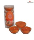 Fragrance World Set of 5 Rose Bowl Candles
