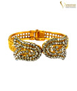 Variation Shiny Gold Plated Bangle