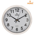 Horo White Chrome Finish Clock