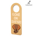 Woody Wood Safari Door Hanger