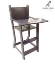 Woody Wood Rubber Wood High Chair