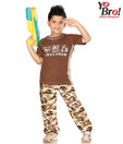 Yobro Brown Wild Explorer Night Suit For Kids