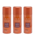 Yardley London Elite Men Deo Pack of 3-Each 150 ml
