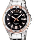 Casio Steel-Copper Bezel Watch