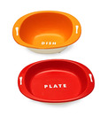 Pigeon Dish and Plate Set