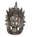 Ankit White Metal Buddha Sculpture