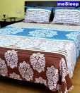 meSleep Beautiful Floral Double Bed Sheet
