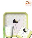 Party Bounty Stroller Design Tableware Kit-64 Pcs