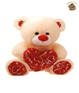 Dimpy Loving Bear With Heart-Large-38 cm