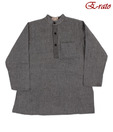 E-rato Charcoal Grey Kurta For Kids