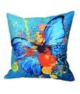 MeSleep Butterfly Digital Print Cushion Cover With Filler