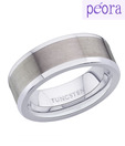 Peora Modern Tungsten Ring