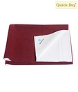 Quick Dry Plain Waterproof Maroon Small