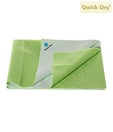 Quick Dry Plain Waterproof Green Single Bed