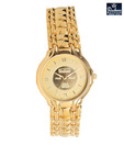 Rochees Glossy Golden Watch