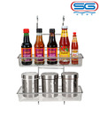 SG Double Level Polycarbonate & Stainless Steel Rack