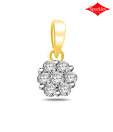 Sparkles Radiant Diamond & Gold Pendant