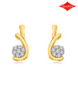 Sparkles Gorgeous Diamond & Gold Earrings