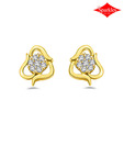 Sparkles Charismatic Diamond & Gold Earrings