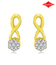 Sparkles Dainty Diamond & Gold Earrings
