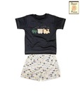 Sweet Potato Choo Choo Train Boys Top and Bottom Set For Kids