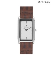 Titan Stylish Brown Strap Watch