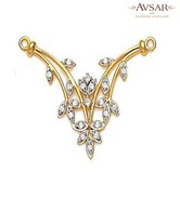 Avsar Real Gold and Diamond Amazing Flower Wedding Mangalsutra