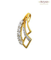 Avsar Splendid Gold & Diamond Pendant