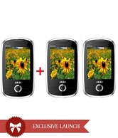 Akai 6610-Duel Sim with Full Touch-Black-Buy One Get 2 Black free