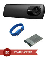 Portronics Pure Sound BT with 4GB Pen Drive and BL5C Battery (Black)