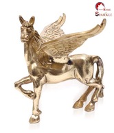 Home Sparkle  Brass Pegasus Flying Horse