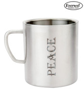 Everwel Peace Quoted Stainless Steel Coffee Mug