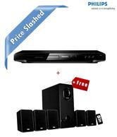 Philips DVP 3608 DVD Player with Philips DSP 2600 5.1 Channel Speakers