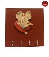 Earth Ethnic Ganesha Keyring Holder