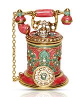 MNC Pink Telephone Shaped Trinket Box