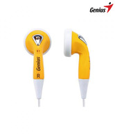 Genius GHP-02S Ear Bud Headphones (Yellow) 